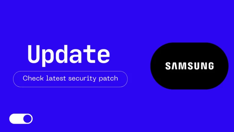 Samsung security update checker