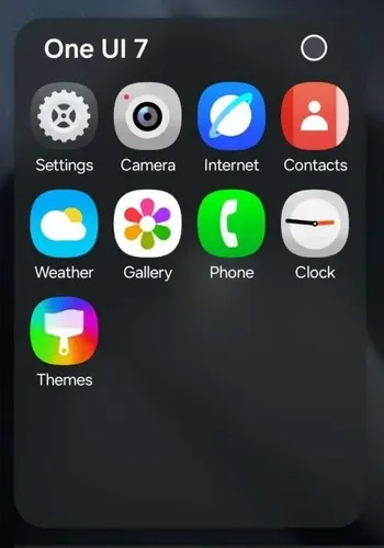 One UI 7 New Icons (Rumoured)