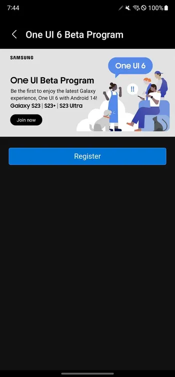 Only For Reference One UI 6 Beta Registration Via Samsung Members App -2