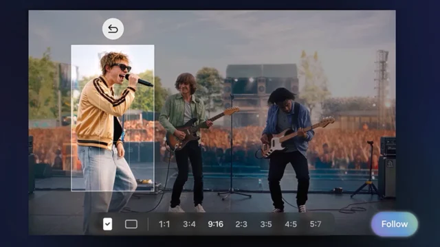 One UI 9 My FanCam feature reframing a concert video